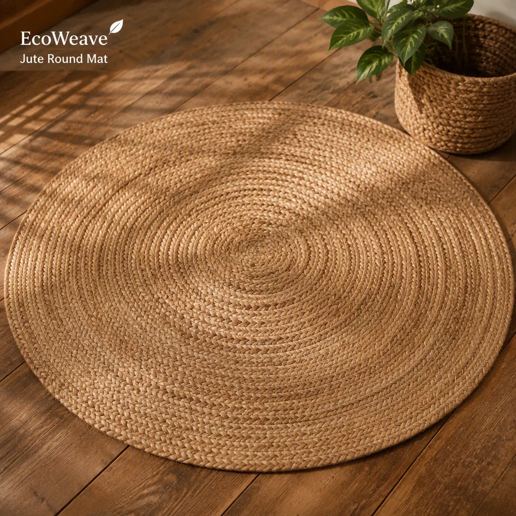 EcoWeave Jute Round Mat