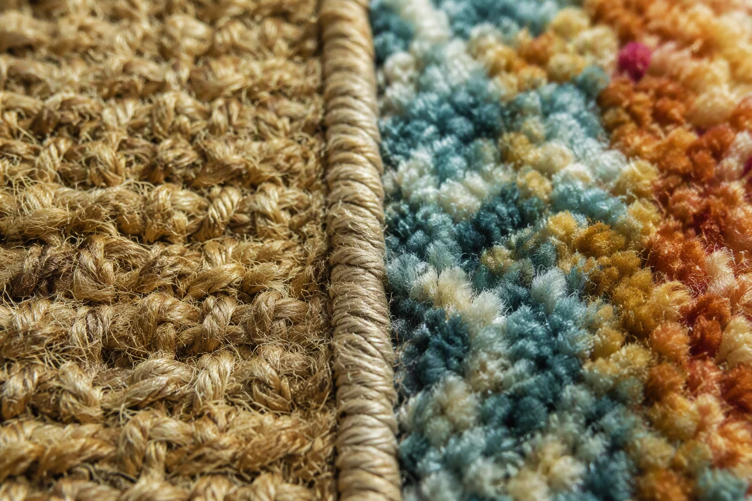 Jute vs Synthetic Rugs
